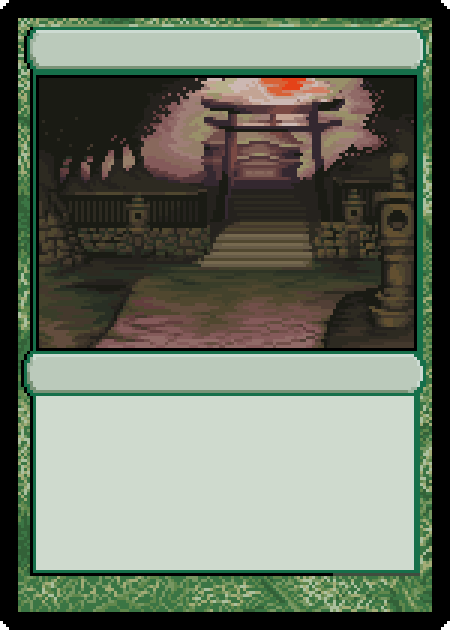 Animated pixelart proxy of the MtG card 'Ghost-Lit Nourisher'.